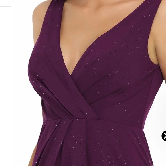 Ever Pretty Sparkling Navy Maxi Dress - Picture 3 of 6